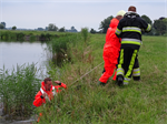 Oefening Brandweer Kollum en het ORT Oppervlakte Reddingsteam van Burgum